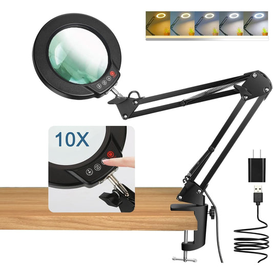 LED Magnifying Desk Lamp