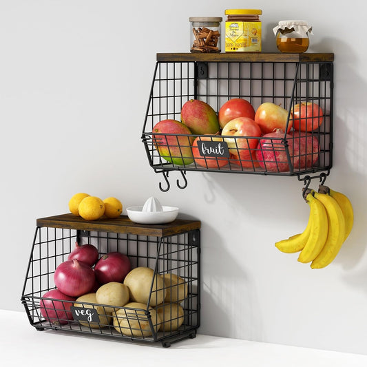 Hanging Wall Fruit Basket