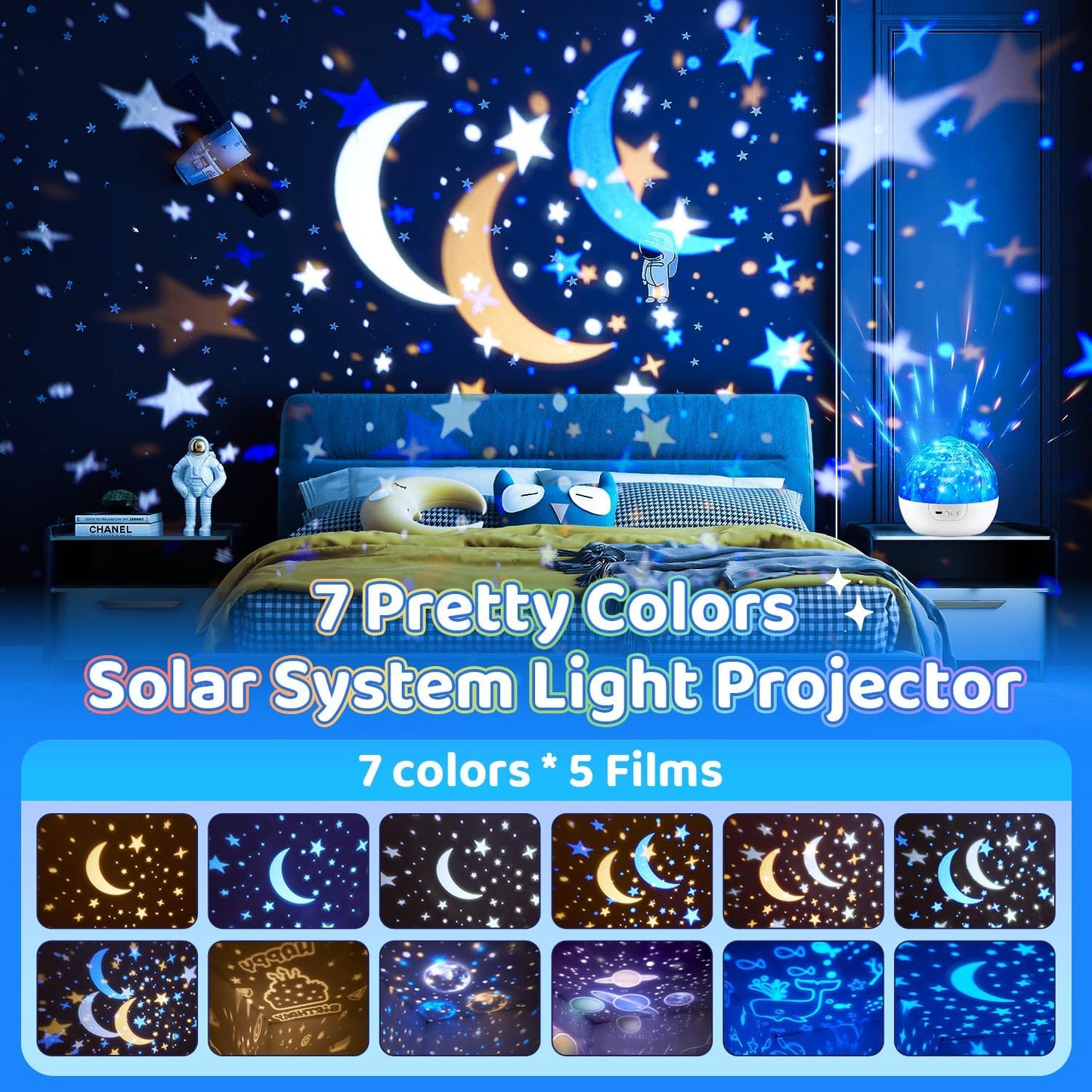 Solar System Projector Night Light